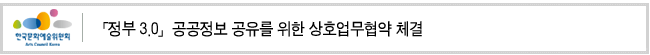 「정부 3.0」공공정보 공유를 위한 상호업무협약 체결