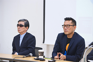 (사진 왼쪽부터) 권영빈 한국문화예술위원장, 조민석 커미셔너(매스스터디스 대표)