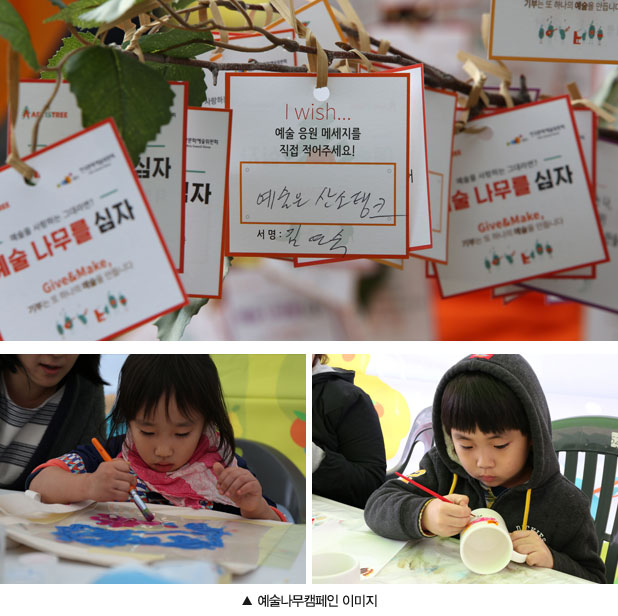 사진설명 : 예술나무캠페인 이미지