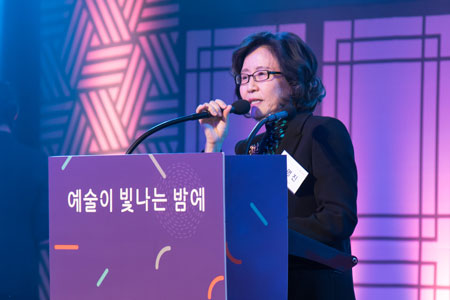 사진설명 :박명진 한국문화예술위원장 