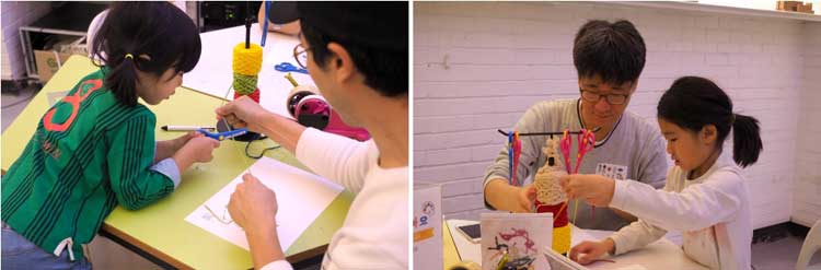 봄아르코미술관 [머물러도 좋아요] 아빠와 아이가 함께 온몸으로 예술을 느끼는 체험 현장