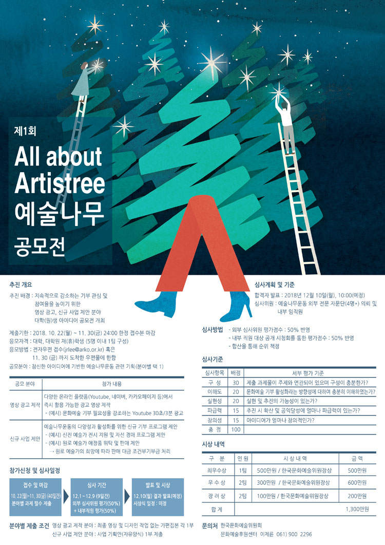 제1회 ‘All about Artistree(예술나무)’ 공모전 