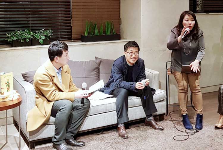 [김솔, “소설 작법” 낭독 공연 中]