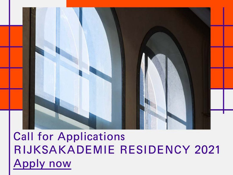 Call for Applications Rijksakademie residency 2021