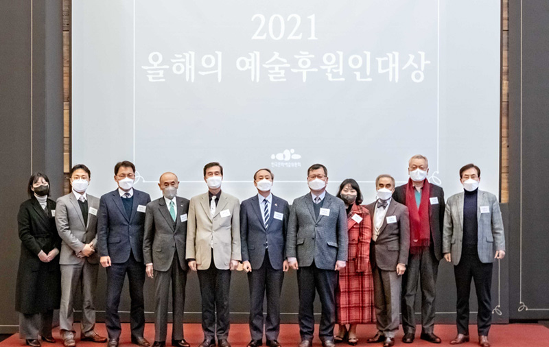시상식 단체사진