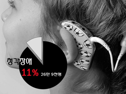 청각장애 11%