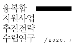 융복합 지원사업 추진전략 수립 연구