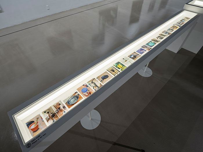 Installation view of Archive