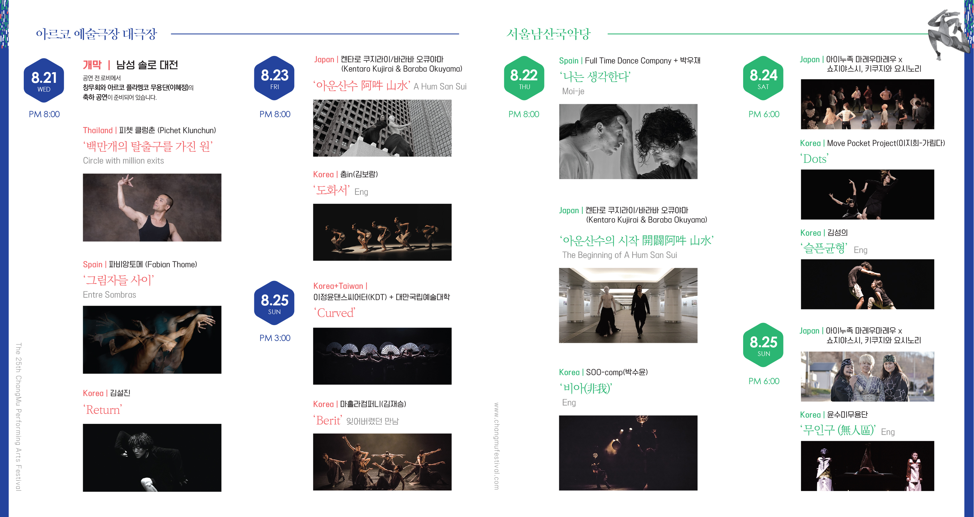 제25회 창무국제공연예술제 이미지