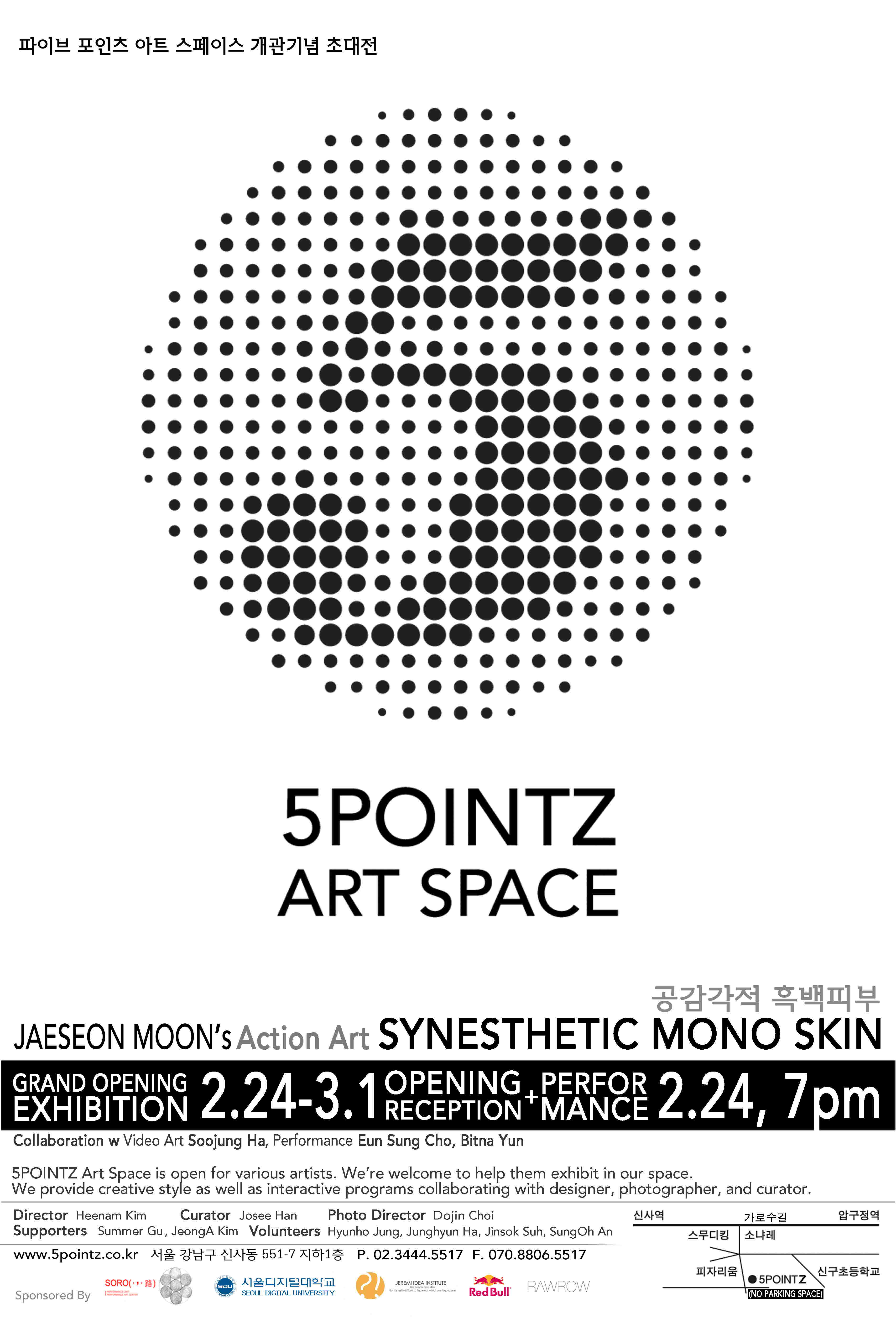 공감각적 흑백피부(Synesthetic Mono Skin)_문재선의액션아트 이미지
