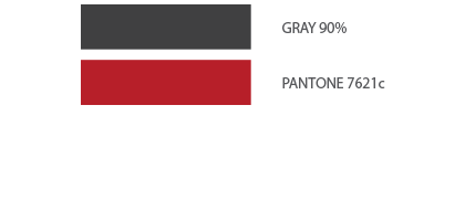 보조색상 GRAY 90% , PANTONE 7621c 